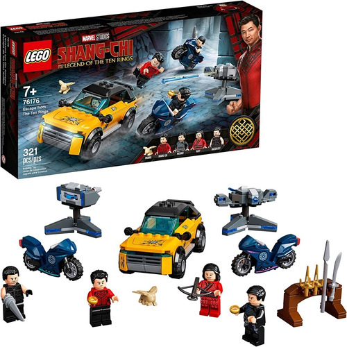 Lego Shang Chi 76176 Escape De Los 10 Anillos