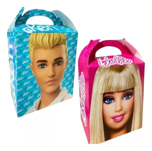 Cajas Dulceras Barbie 30 Ken 30, Fiesta, Bolo, Recuerdos 