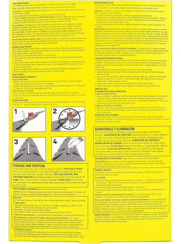 Cebos Envenenados M6009 Poison Moleworms, Amarillo Roed...