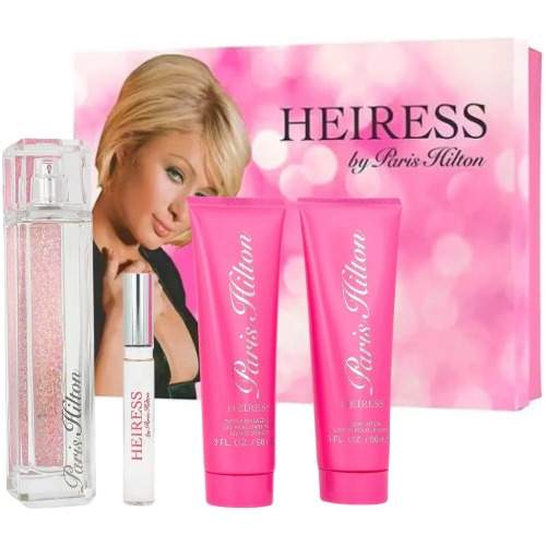 Estuche Heiress Paris Hilton Edp 100ml+10ml+90ml B/l + 90ml 