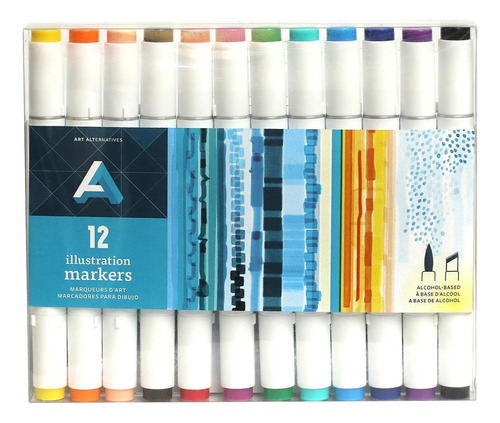 Marcador De Ilustración Art Alternatives, Juego De 12 Marcad