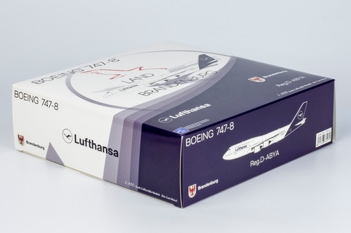 Avion Lufthansa Boeing 747 8 B-abya Brandenburg 1:400 Ng Blu (Usado)