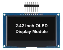 Comprar Módulo Lcd 2.4 128x64 Oled Ssd1309 I2c Spi Arduino Diy