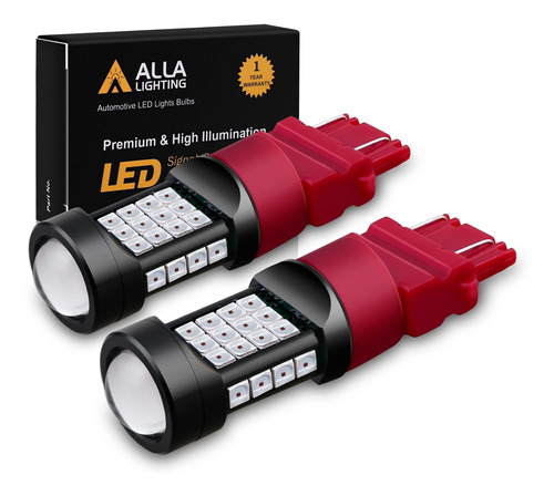 Alla Lighting Pure Red Bombilla Led Señal Giro Luz Trasera