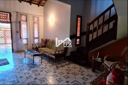 Casa No Balneário Gaivota, Em Itanhaém Lado Praia Ca198-f