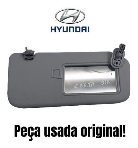 Quebra Sol Com Espelho Direito Hyundai Creta