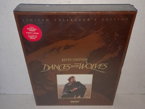 Kevin Costner Dances With Wolves Vhs Edicion De Coleccion (Usado)