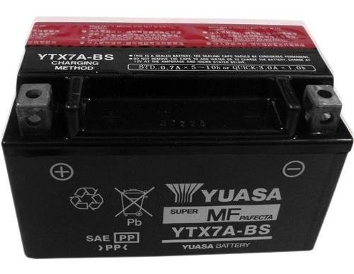 Bateria Yuasa Ytx7a-bs Moto/ Cuatri/ Scooter 110-125-150-200