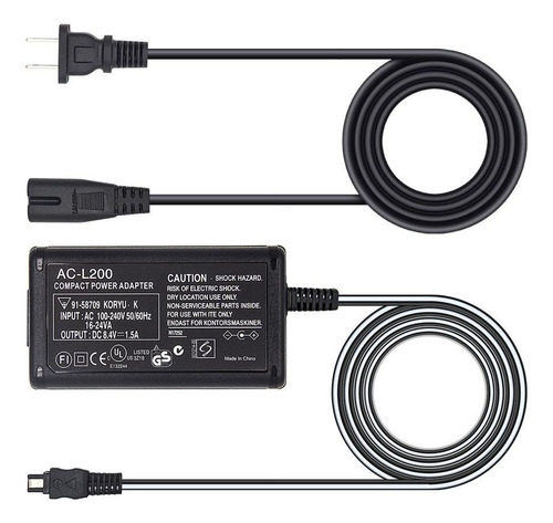 Adaptador De Corriente Ac Ac-l200 Para Sony Dcr-hc21 Hc28 Hc