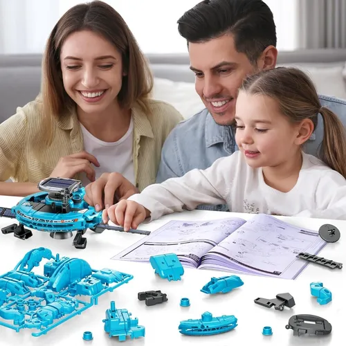 Juguete Educativo Robot Solar 6 En 1,kit De Robótica Solar
