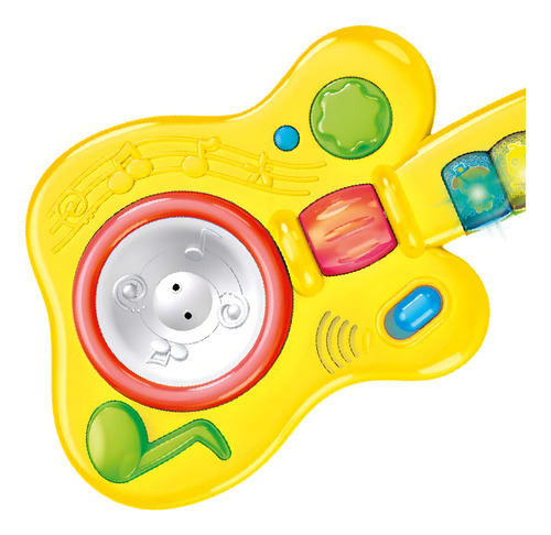 Guitarra Con Luz Y Melodías Para Bebe El Duende Azul