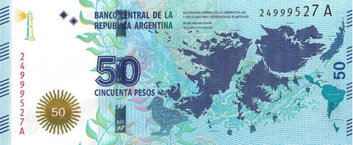 Billete 50 Pesos Argentina Sin Circular