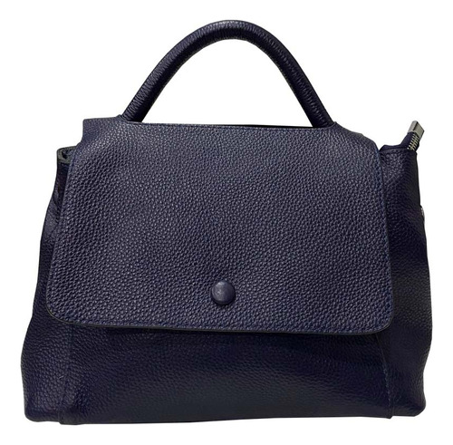 Cartera Cuero Crt40 Navy