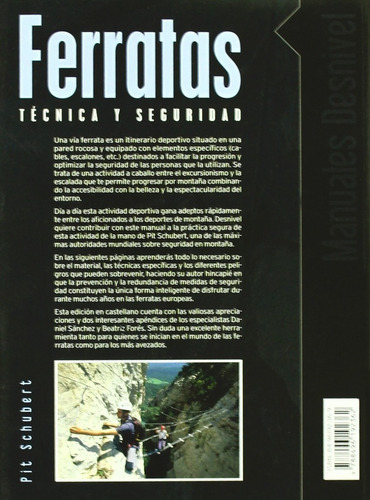 Ferratas Técnica Y Seguridad Desnivel Libro Escalada Roca