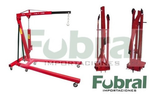 Pluma De Carro 2 Ton. Plegable Fubral