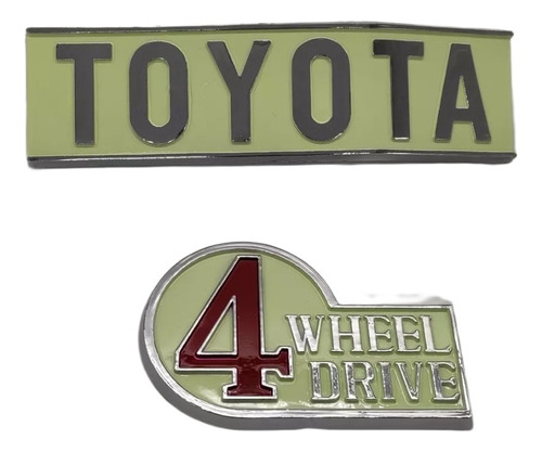 Toyota Land Cruiser Fj40 Emblemas Traseros 