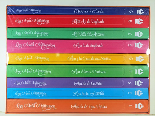 COLECCIÓN COMPLETA ANA LA DE TEJAS VERDES, de LUCY MAUD. Editorial Montogomery, tapa blanda en español, 2021