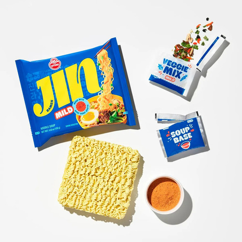 Ramen Coreano Jin Ramen Version Bts Suave Una Caj De 20 Pz