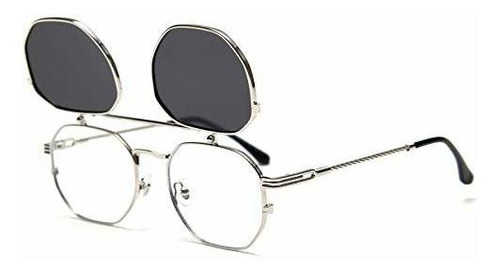 Lentes De Sol - Dollger Flip Up Sunglasses Men Women Polariz