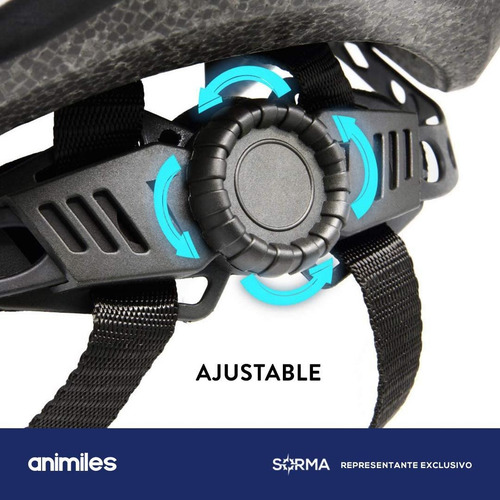 Imagen 8 de 10 de Casco De Bicicleta Regulable Con Visera Ventilacion