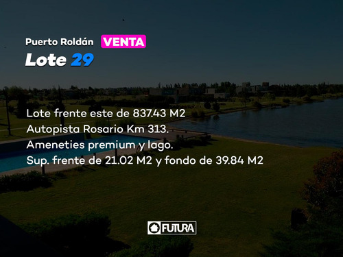 Imagen 16 de 17 de Lote En Venta En Oportunidad En Puerto Roldan