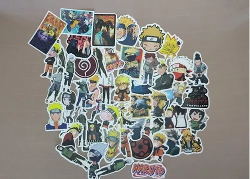 30 Adesivos Stickers Bombs Anime Naruto 8cm