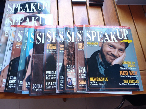 Revistas Speak Up, Lote De 10 Nuevas Con Sus Cassettes.