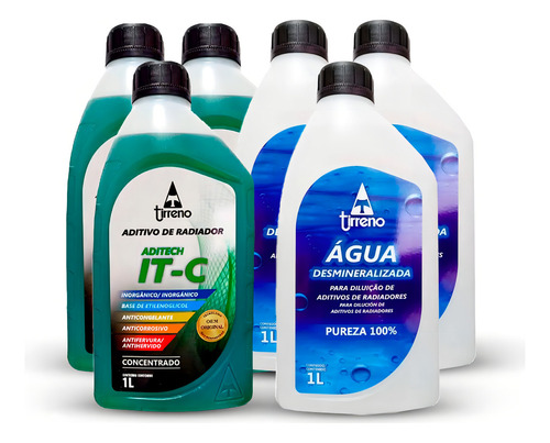 Aditivo Radiador Concentrado It-c + Água Desmineralizada