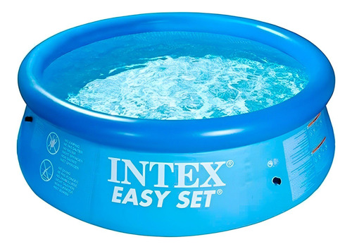 Piscina Inflável Azul Intex Easy Set 2,419 Litros