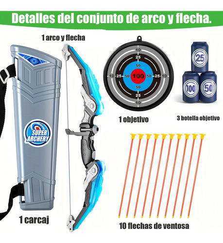 Set De Regalo De Arco Y Flecha Para Niños