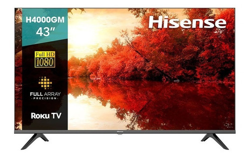 Pantalla Hisense De 43 Con Roku Tv Full Hd H4000gm