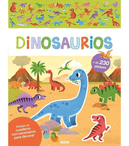 Dinosaurios, Libro De Stickers