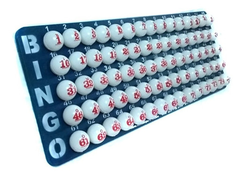 Tablero De Control, Balotas Fina Dos Lados Bingo Profesional
