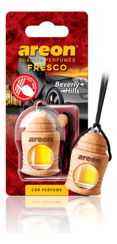 Cheirinho Areon Fresco Madeira Beverly Hills Cor Vermelho