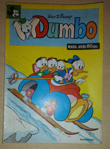 Revista Dumbo Walt Disney Montena Año 1980