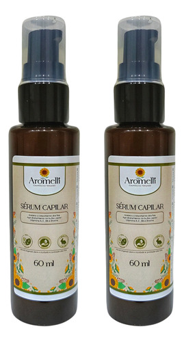 Kit 2 Sérum Crescimento Capilar 100%vegano 60ml