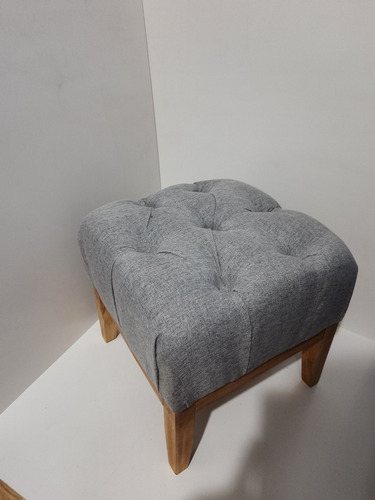 Puff Con Bastidor De Madera