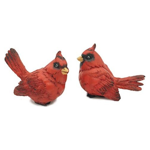 Figurina De Cardenal Decoración De Aves, Juego De 24 P...