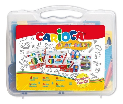 Maletín Carioca Play With Colors Premium Fun Kit