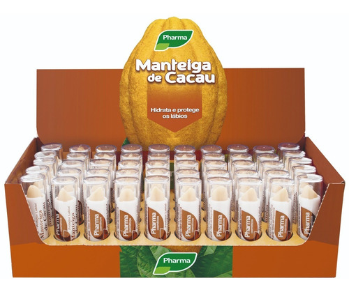 Manteiga De Cacau Tradicional Pharma Caixa Com 50 Unidades