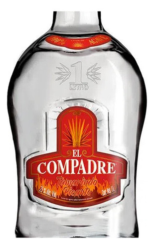 Paquete De 3 Licor De Agave El Compadre Tamarindo Picante 1