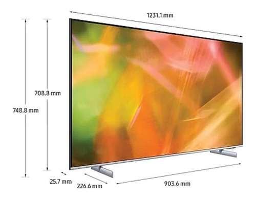 Imagen 2 de 10 de Televisor Samsung 55 Crystal Uhd 4k Smart Tv | Un55au8200kx