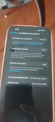 Apple iPhone 15 Pro Max (512 Gb) - Titanio Azul (Usado)
