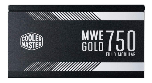 Fuente Cooler Master Mwe Gold 750w 80plus Gold Modular