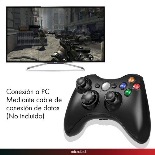 Imagen 5 de 6 de Joystick Para Xbox Bluetooth Inalámbrico Vibración 2.4ghz
