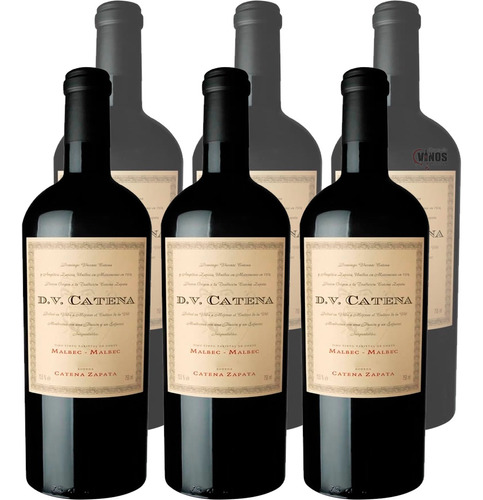 Vino Dv Catena Zapata Malbec - Malbec Caja X6 Unidades