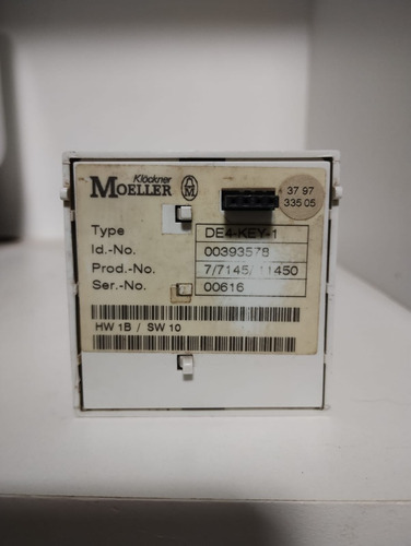 Klockner Moeller De4-key-1 Unidade De Controle (Usado)
