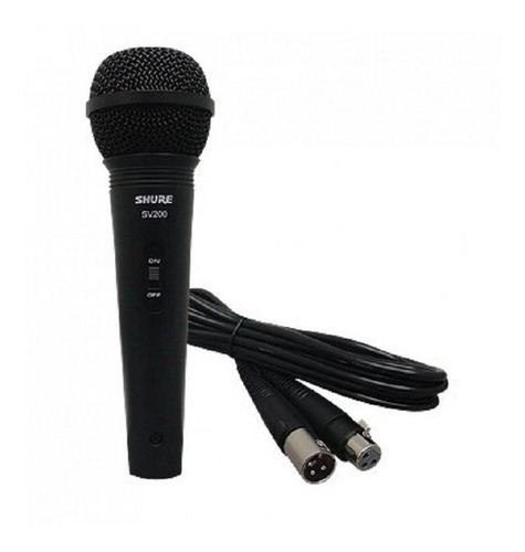 Shure Sv200 Micrófono Vocal Color Negro