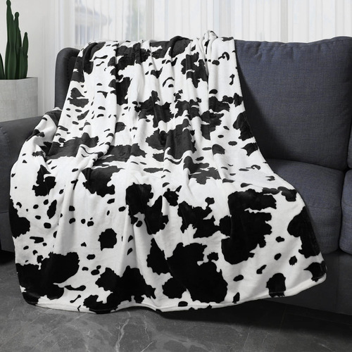 Manta De Vaca Con Estampado Para Niñas, Adolescentes Y Adult