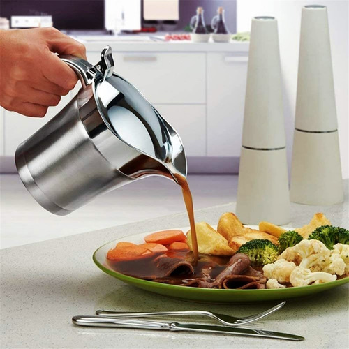 Olla Para Salsa De Doble Capa Acero Inoxidable 304